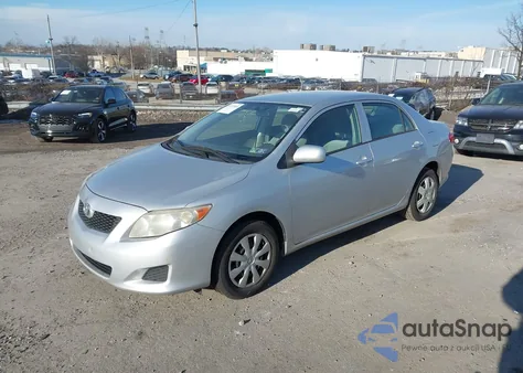 2009 Toyota Corolla Le z USA, uszkodzony, nr VIN JTDBL40EX99050206